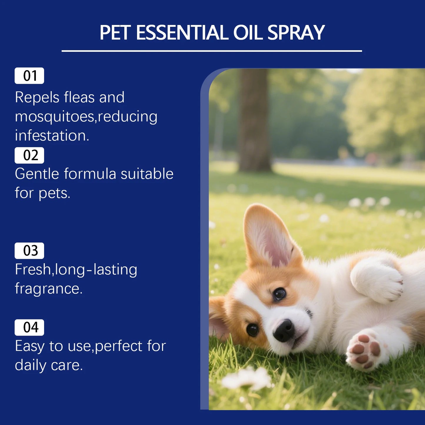237mL Pet Essential Oil Spray, Dogs/Cats