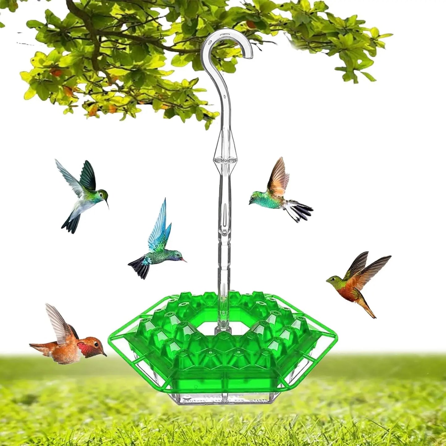 Outdoor Hanging Leak-Proof Hummingbird Feeder