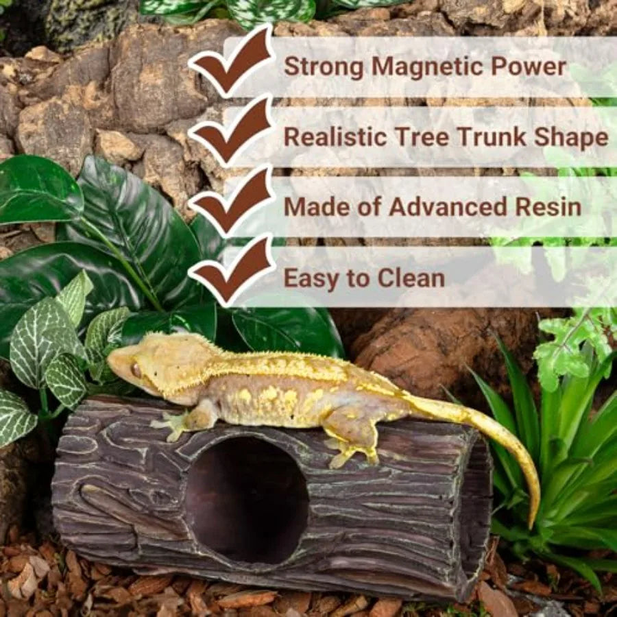 Magnetic, Hollow Resin Tree Trunk