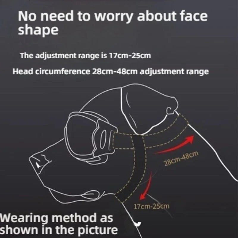 Small Breed UV Sunglasses, Adjustable Strap