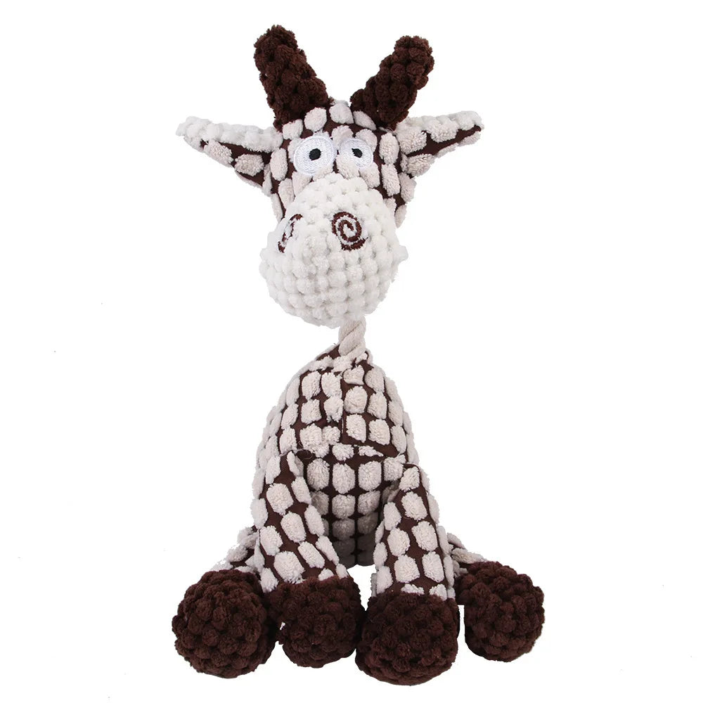 Plush Squeaky Puppy Interactive Chew Toys