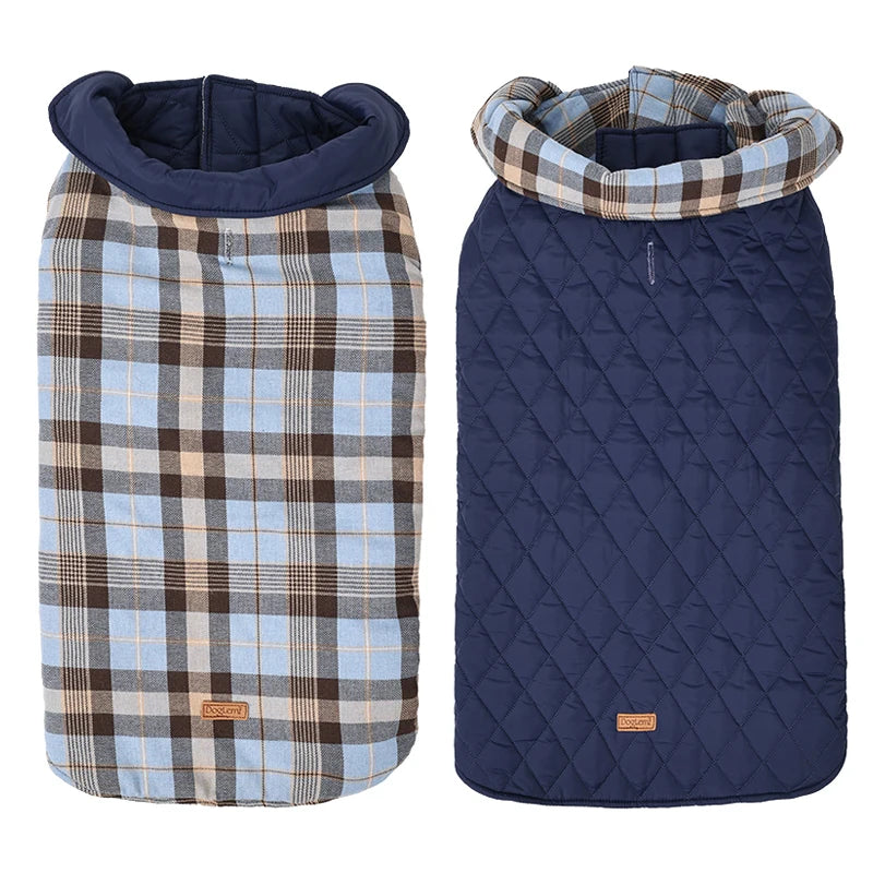 Waterproof, Soft, Reversible Dog Jacket