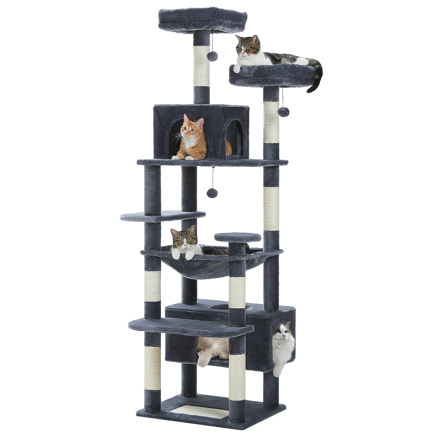 Large Indoor Tree and Tower w/Scratching Post