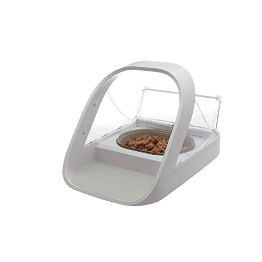 Selective Automatic Cat Feeder for Wet and Dry Food