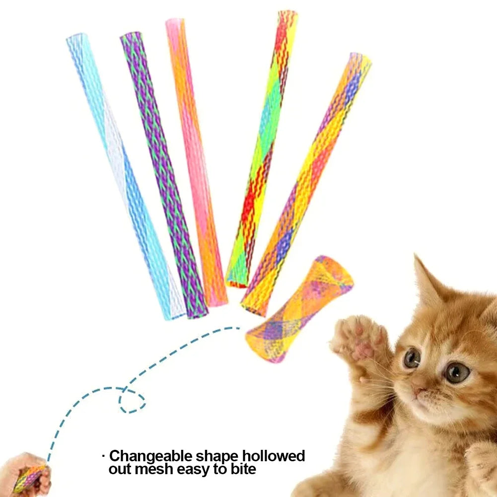 10Pcs Kitten Bouncing Jumping Catching Toy