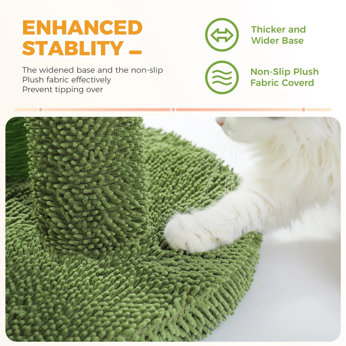 Tall Cactus Scratching Post for Indoor Cats