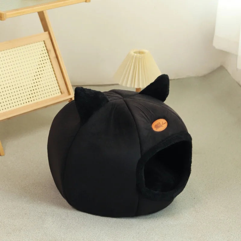Deep Sleep Comfortable Winter Cat Bed