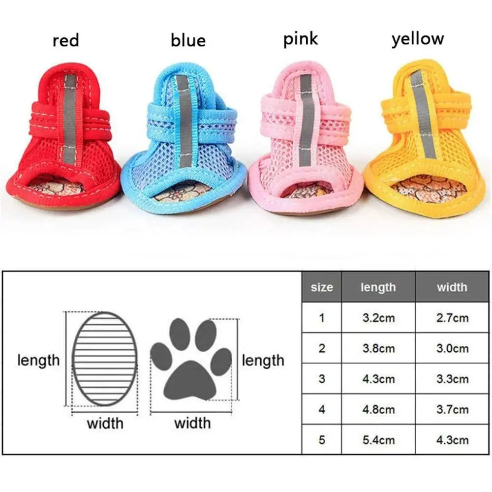 4pcs Anti-slip Outdoor Shoes
