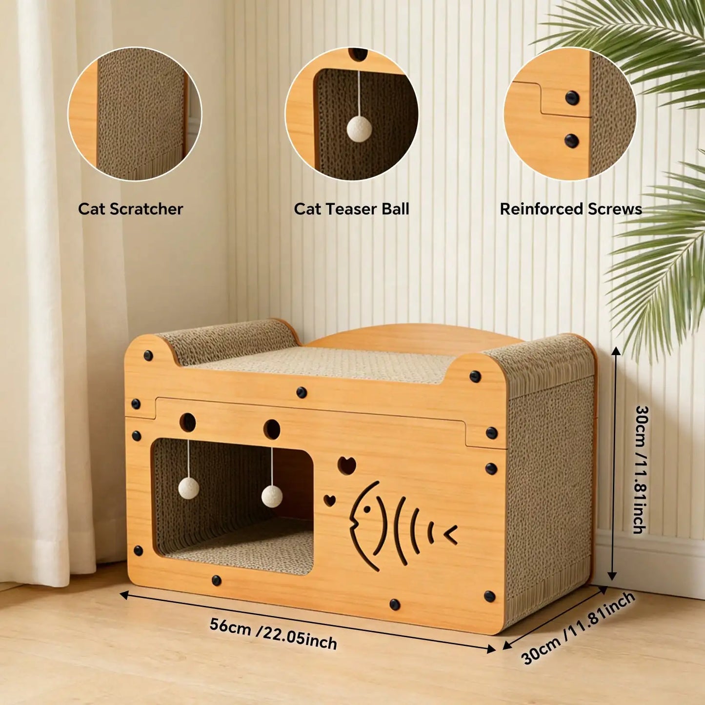 Scratching Board And Resting Bed