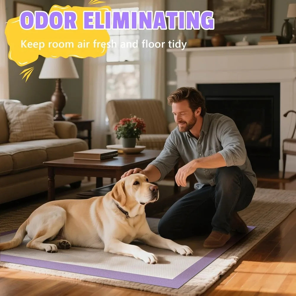 Lavender Scented Super Absorbent Leak-Proof Puppy Pads