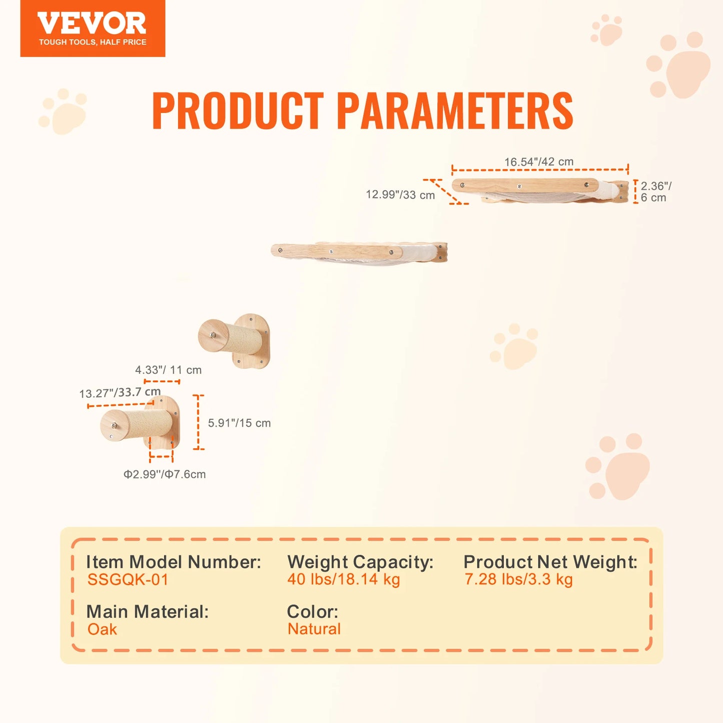 Wall Mounted Cat Wall Shelves