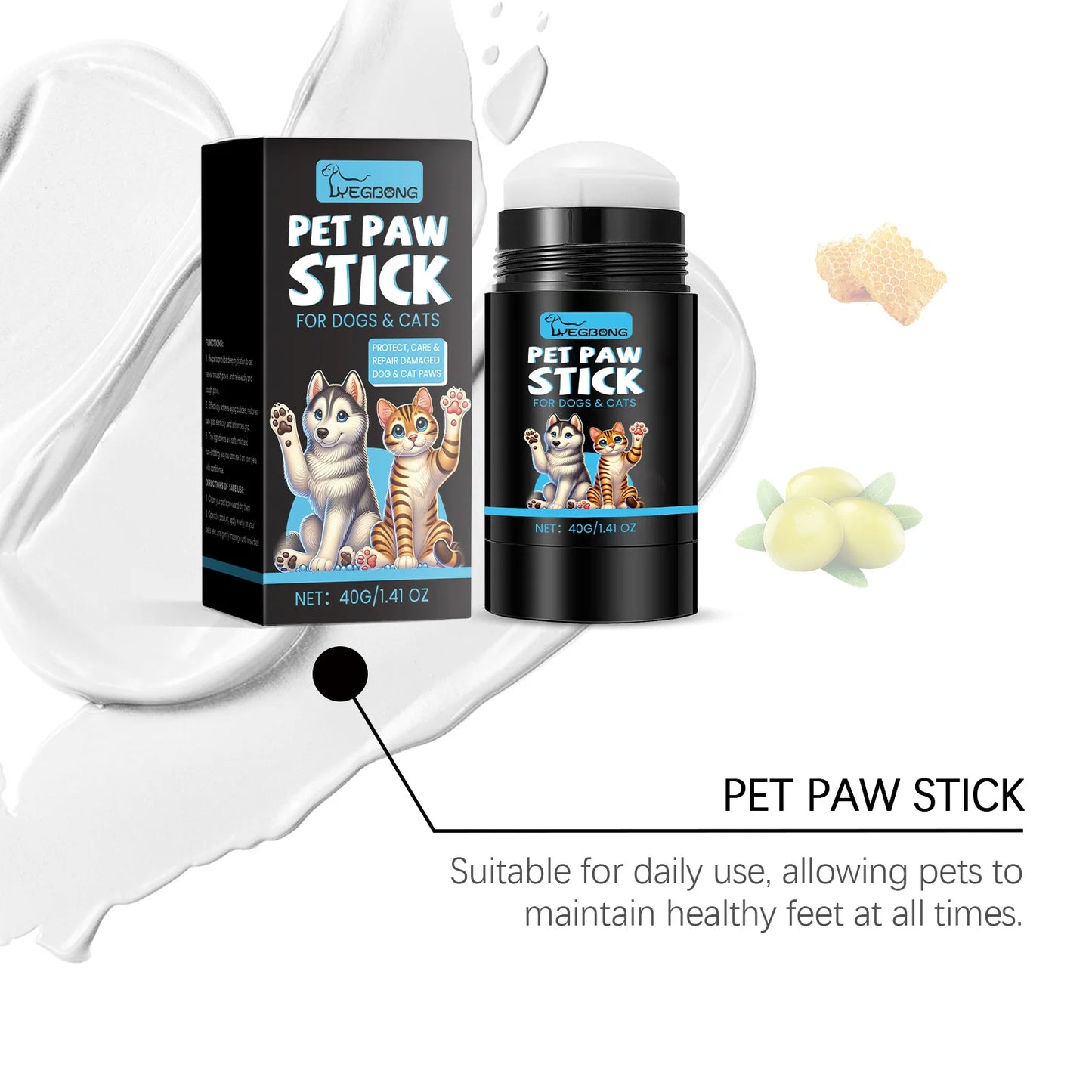 40g Paw Roller Cream, Anti-Cracking