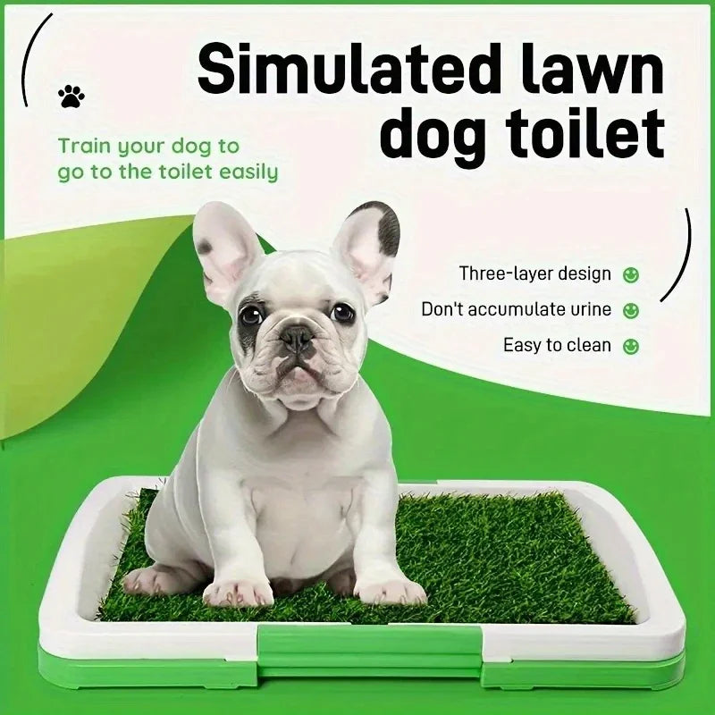 Odorless Dog Training Pad with Artificial Turf