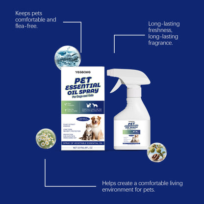 237mL Pet Essential Oil Spray, Dogs/Cats