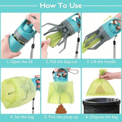 Portable No Touch Dog Pooper Scooper