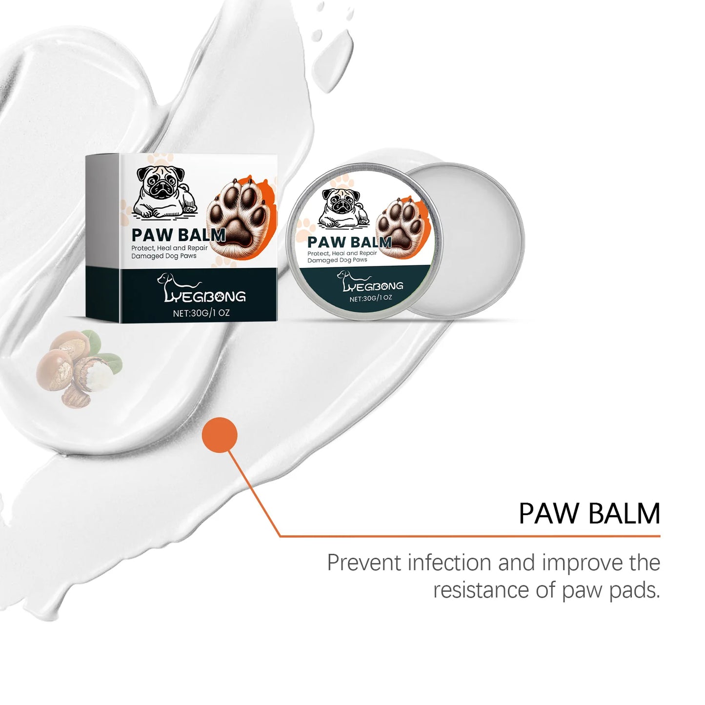 30g Paw Care Balm Moisturizer Repair