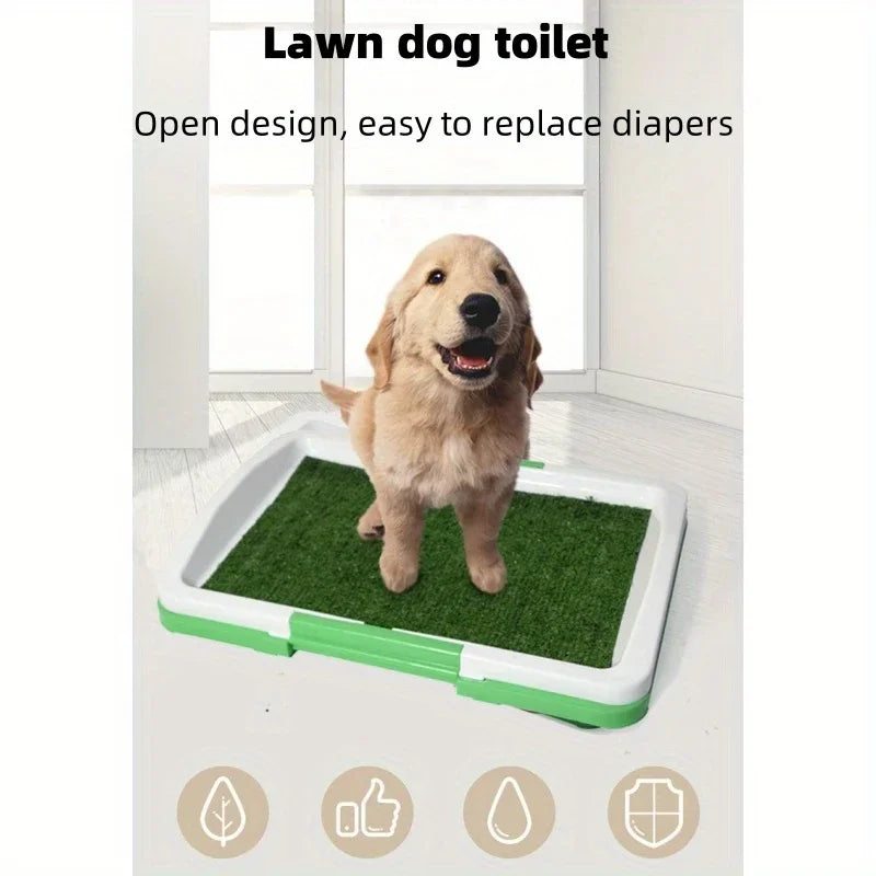 Odorless Dog Training Pad with Artificial Turf