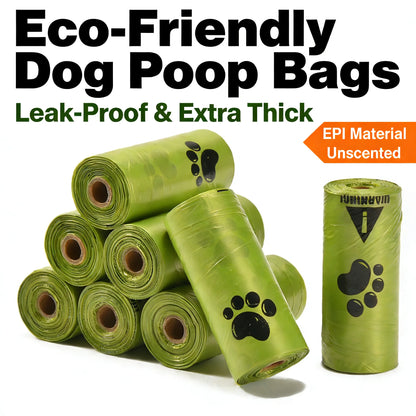 Eco-Friendly Leak-Proof Dog Poop Bags
