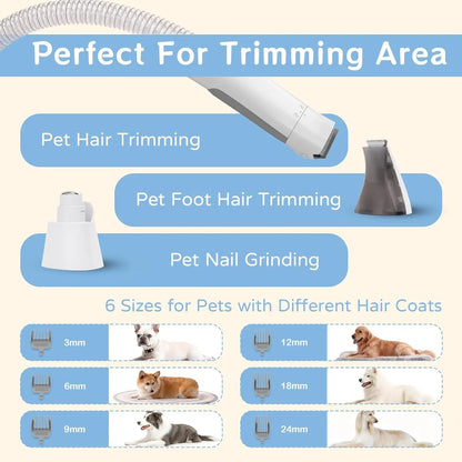7 in 1 Vacuum Brush for Shedding