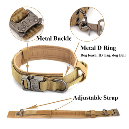 Adjustable Training, Tactical Collar and Leash Set