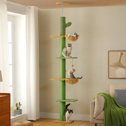 Floor to Ceiling Cactus Cat Tree