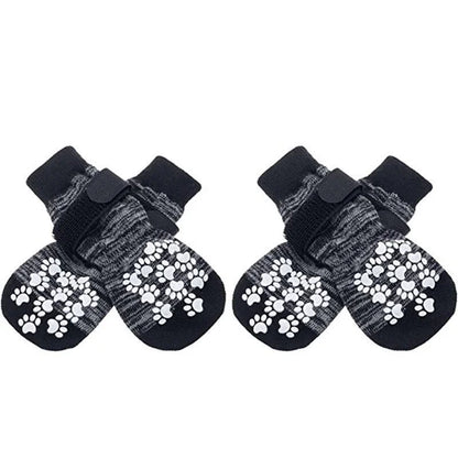 4Pcs Anti Slip Dog Socks