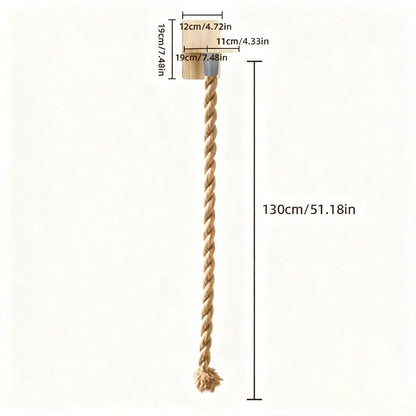 Scratching Post Tree w/Climbing Rope, Large Ladder & Resting Platform