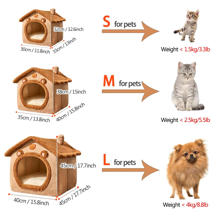 Removable Washable Cat House