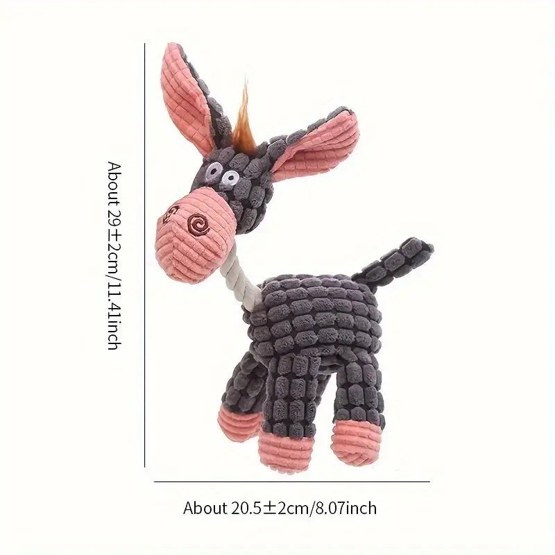 Plush Squeaky Puppy Interactive Chew Toys