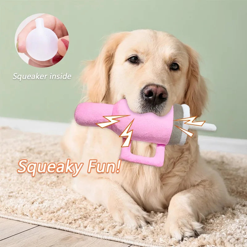 Plush Cup Design Squeaky Toy