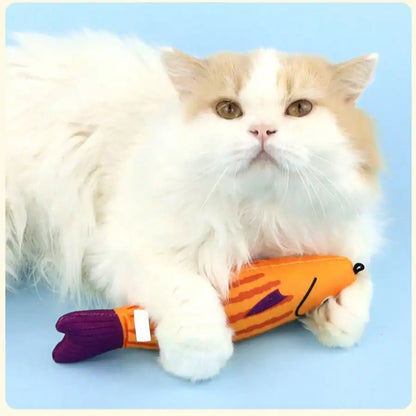 Realistic Fish Design Cat Toy