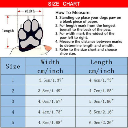 Small Dog Warm Waterproof Shoes