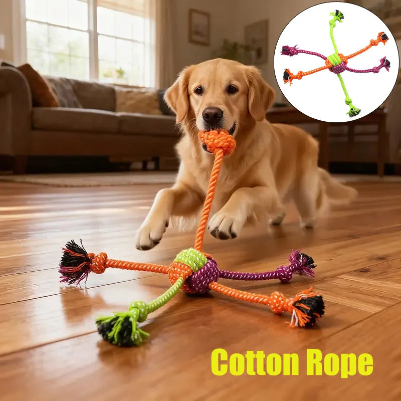 Durable Rope Toy Teeth Cleaning, Chewing