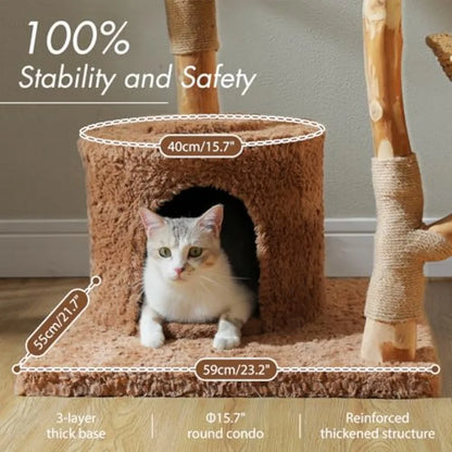 Large Modern Furniture Tree for Indoor Cats