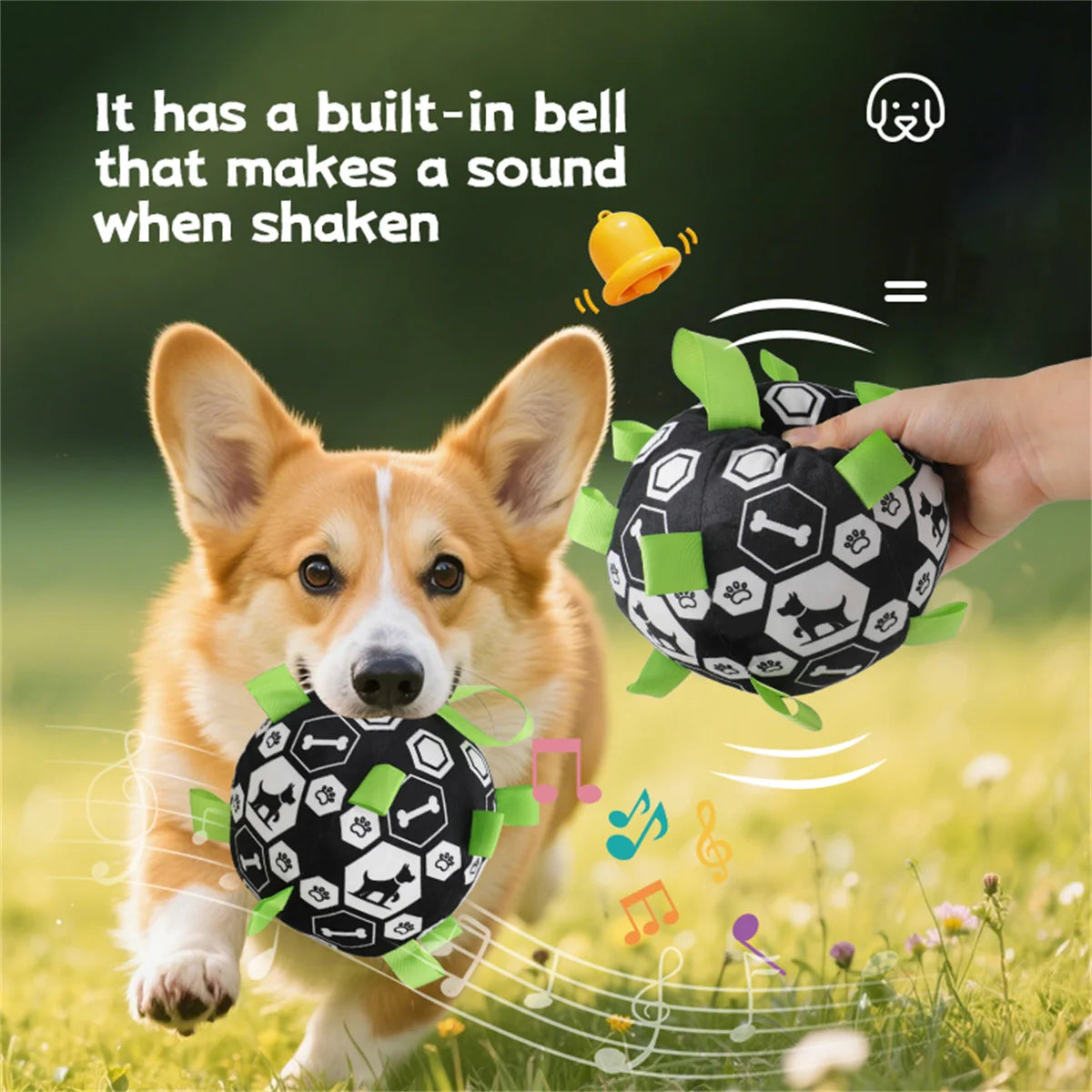 Interactive Pet Bell Sound Toy