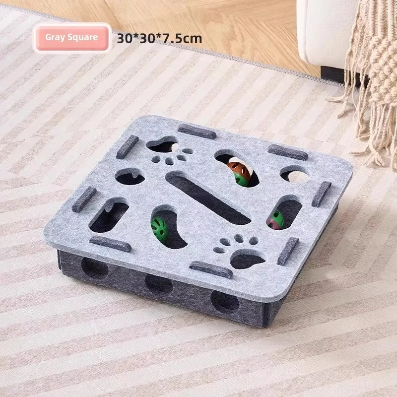 Felt Puzzle Exercise Box w/Ball