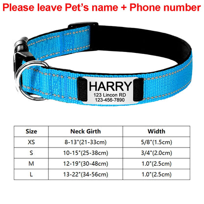 Adjustable Reflective Dog Collar