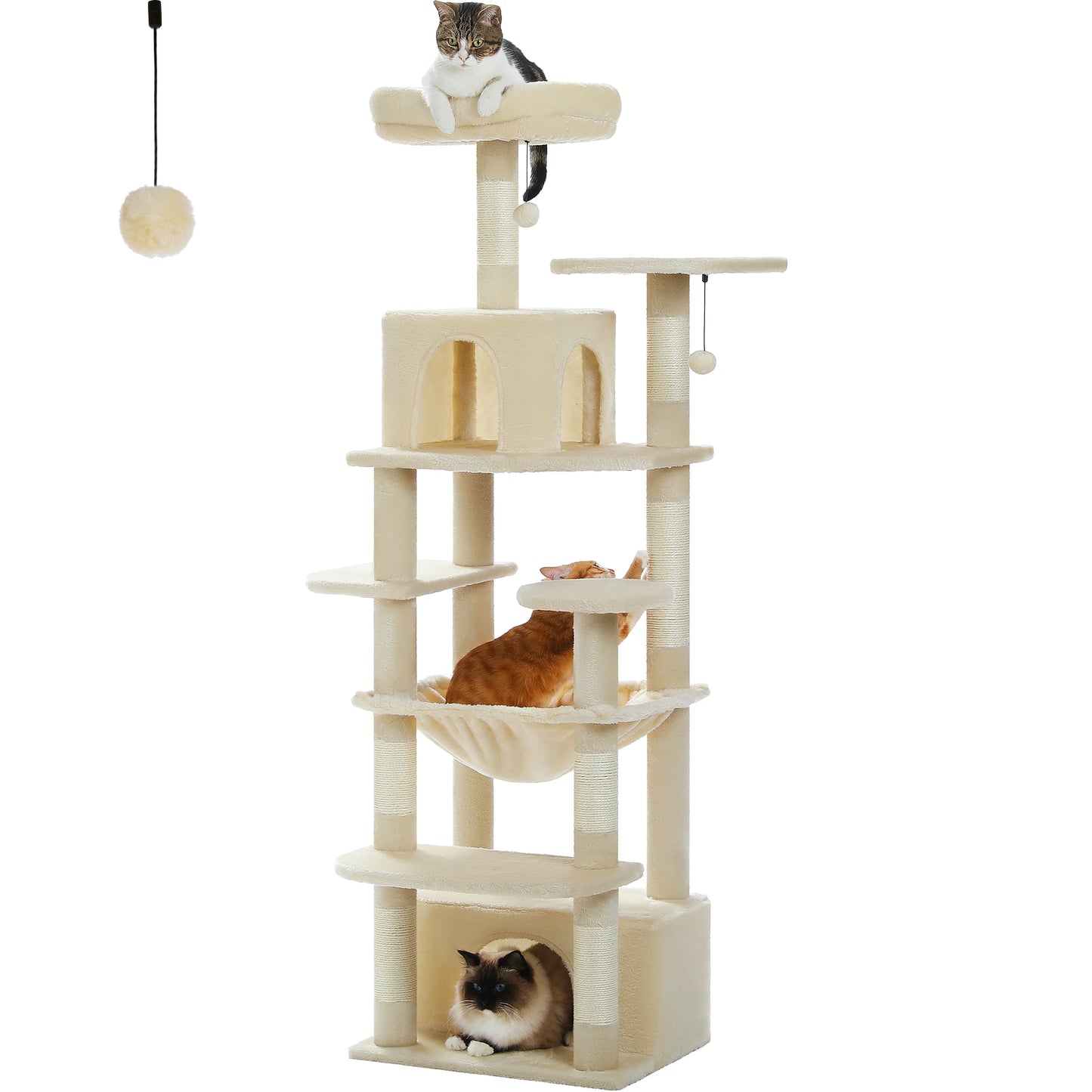 Large Indoor Tree and Tower w/Scratching Post