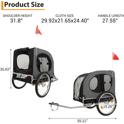 Water Resistant Steel Bike Trailer