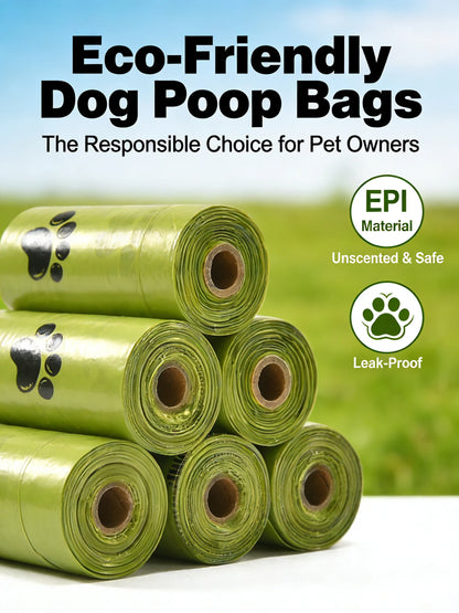 Eco-Friendly Leak-Proof Dog Poop Bags
