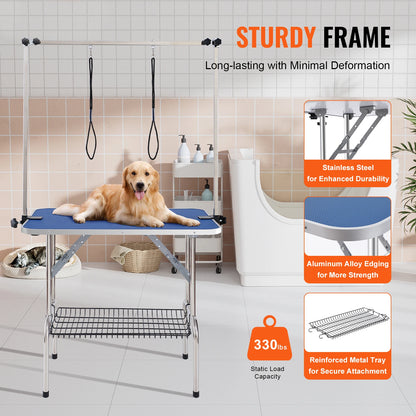 Foldable Grooming Station w/Two Arms