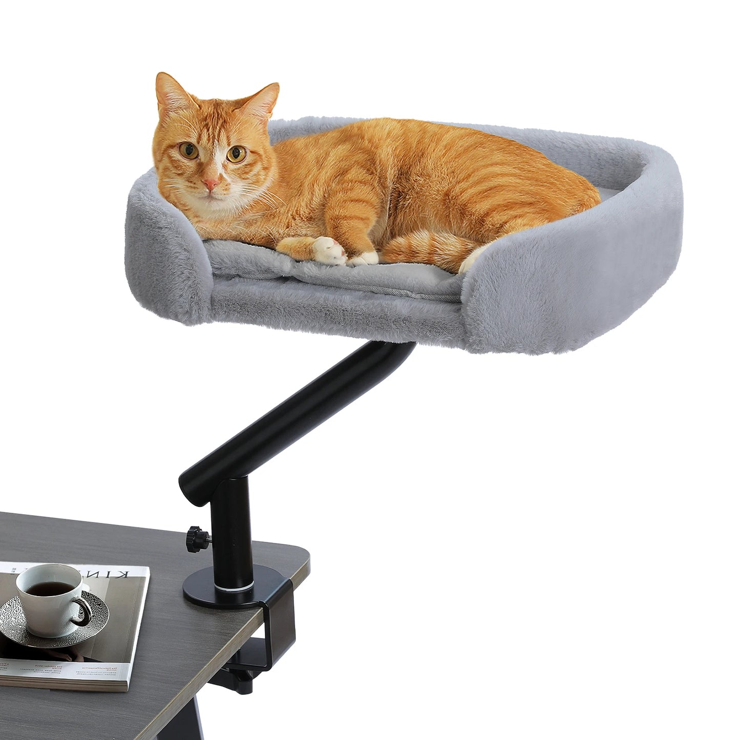 Adjustable 360° Cat Bed Stand