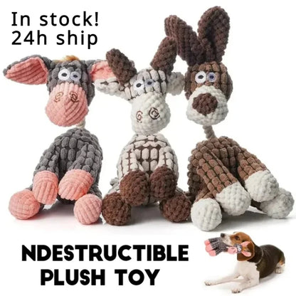 Plush Squeaky Puppy Interactive Chew Toys