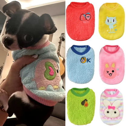 Cute Print Tea Cup Dog Sweater
