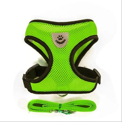 Adjustable Vest Harness with Leash