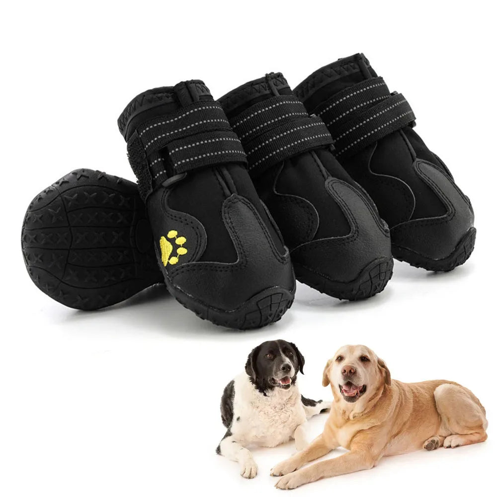 Anti-Slip, Rubber Waterproof Dog Shoes