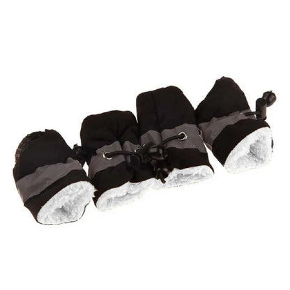 4pcs Soft Soled Anti-Skid Puppy Shoes