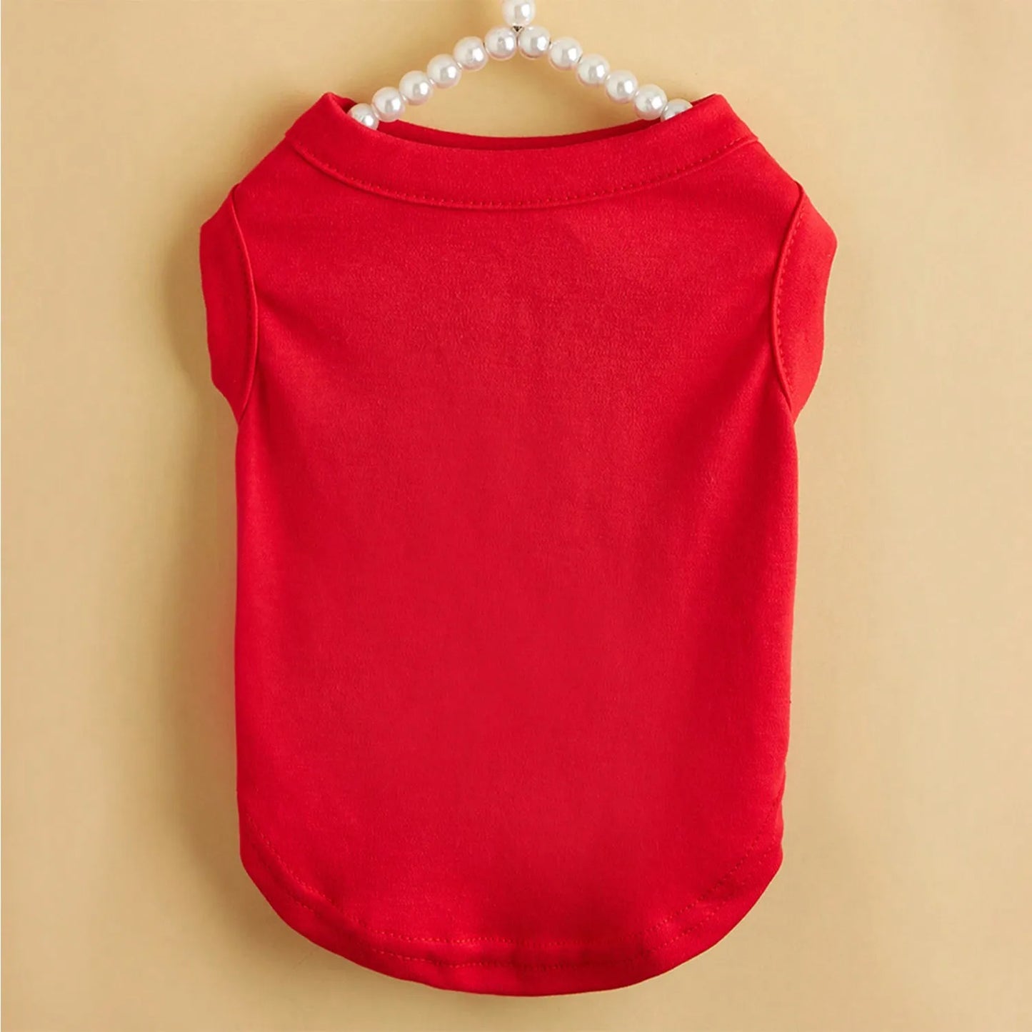 Solid Cotton T-shirt for Sm/Med Dogs