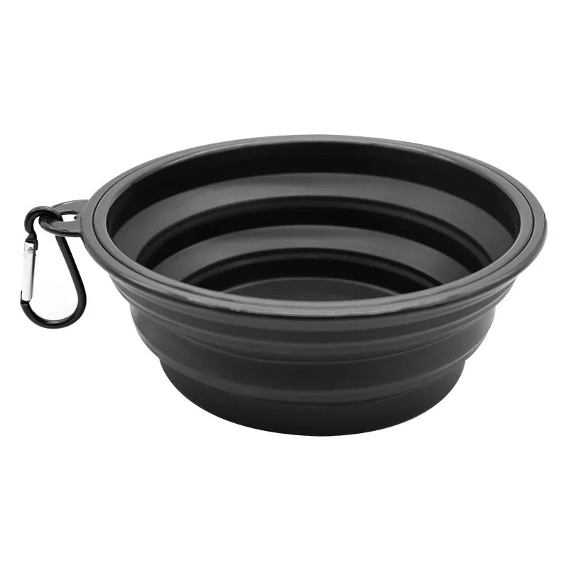 Folding Portable Silicone Dog Feeder