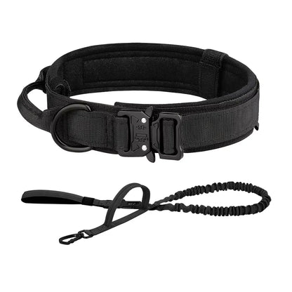 Adjustable, Tactical Dog Training Collar & Leash Set